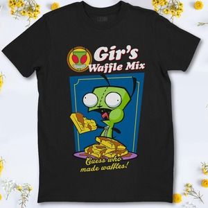 Invader Zim Gir's Waffle Mix Graphic T-Shirt Unisex T-Shirt For Men Women
